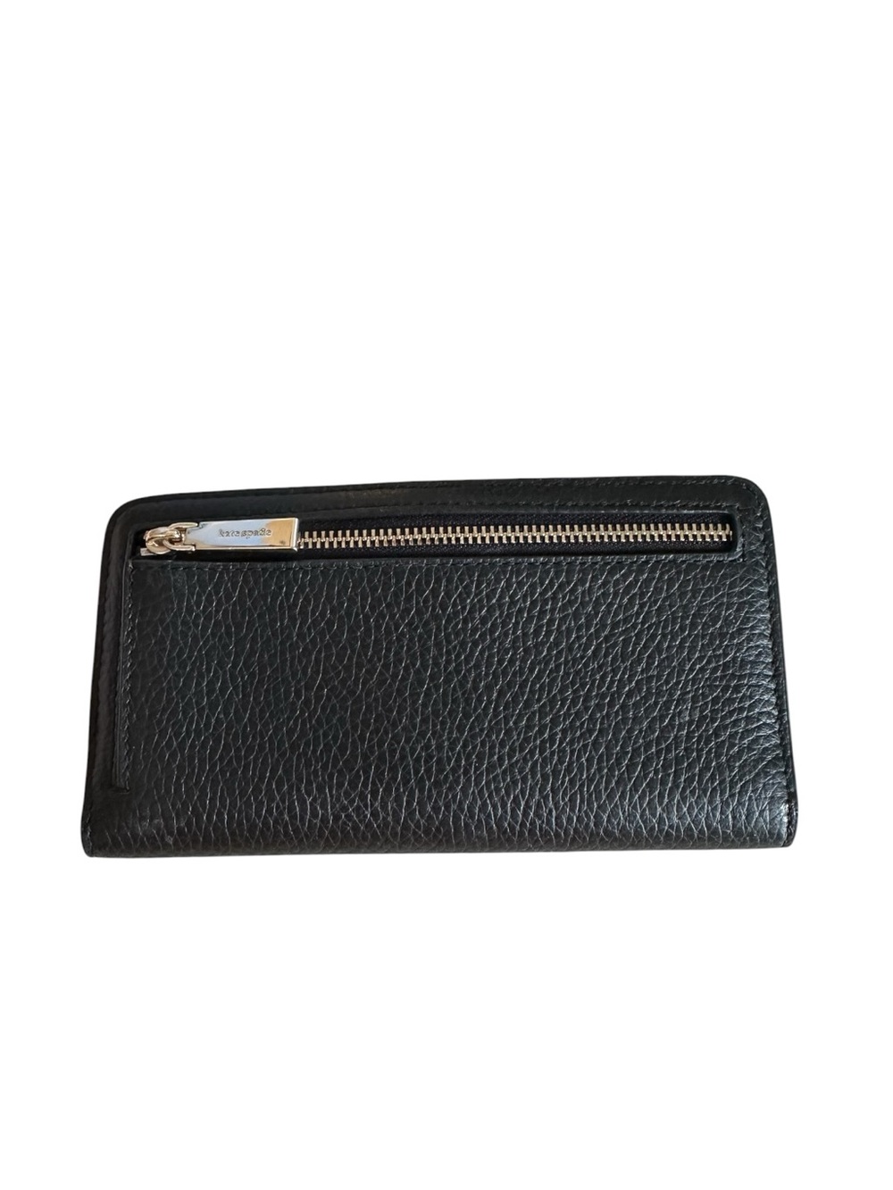 kate spade Black Large Pebbled Leather Wallet - Picture 4 of 10
